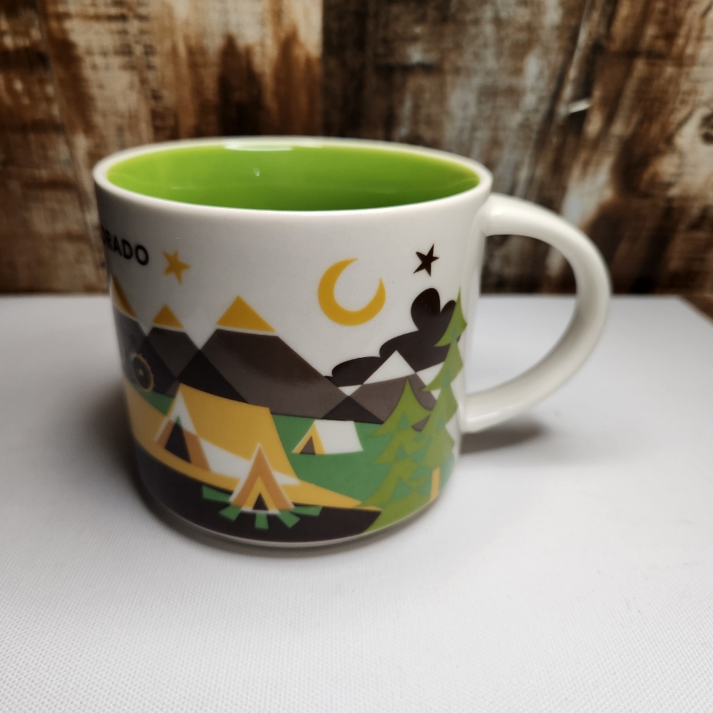Starbucks Colorado State You Are Here Series Coffee Tea Mug Outdoors Camping - Picture 3 of 6